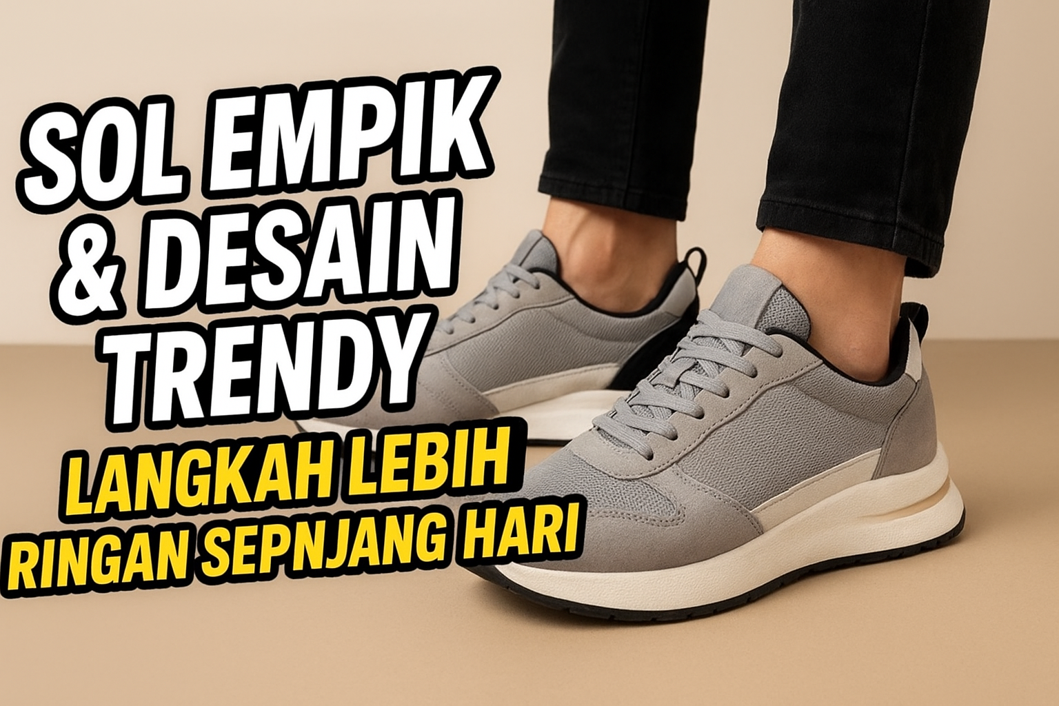Sepatu sol empuk